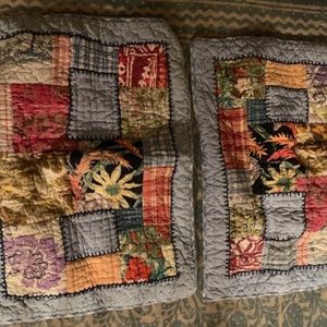 Two Pottery Barn Tropical Hawaiian Luau Shams